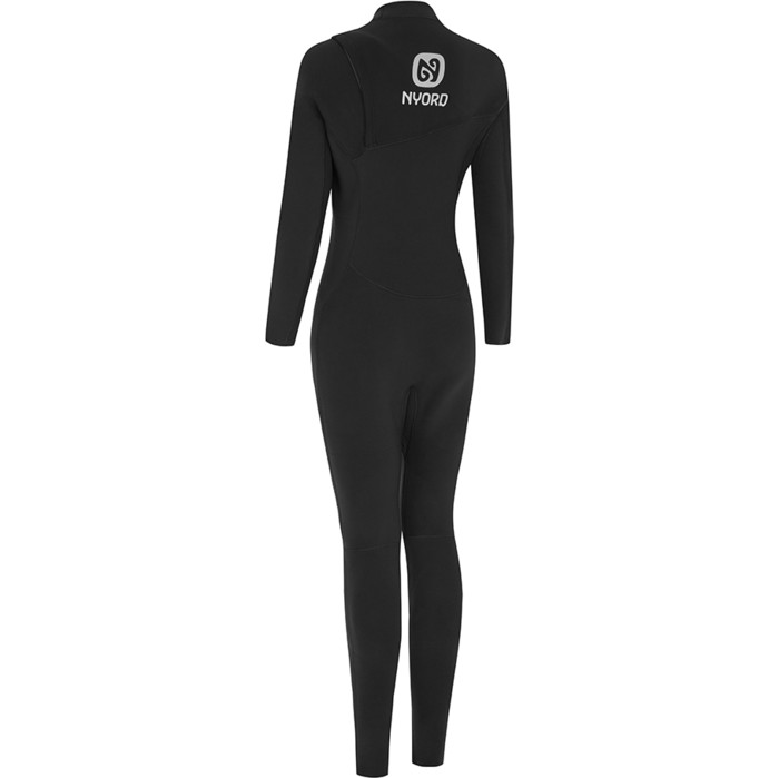 2024 Nyord Womens Furno 3/2mm Chest Zip GBS Wetsuit N04AA00015 - Black